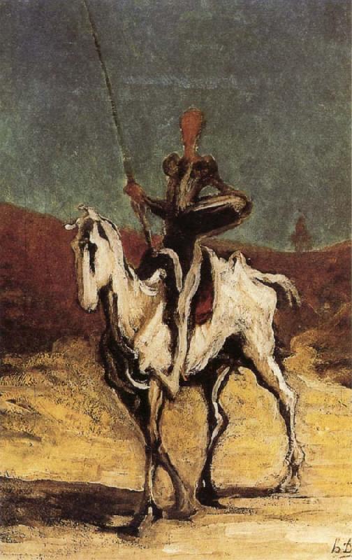 Honore Daumier Don Quixote oil painting image